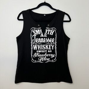 Concert Tee Country music Festival Tennessee Whiskey Sleeveless